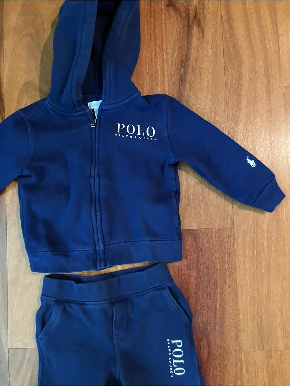 Ralph Lauren Blue Hoodie & Joggers Set 18M